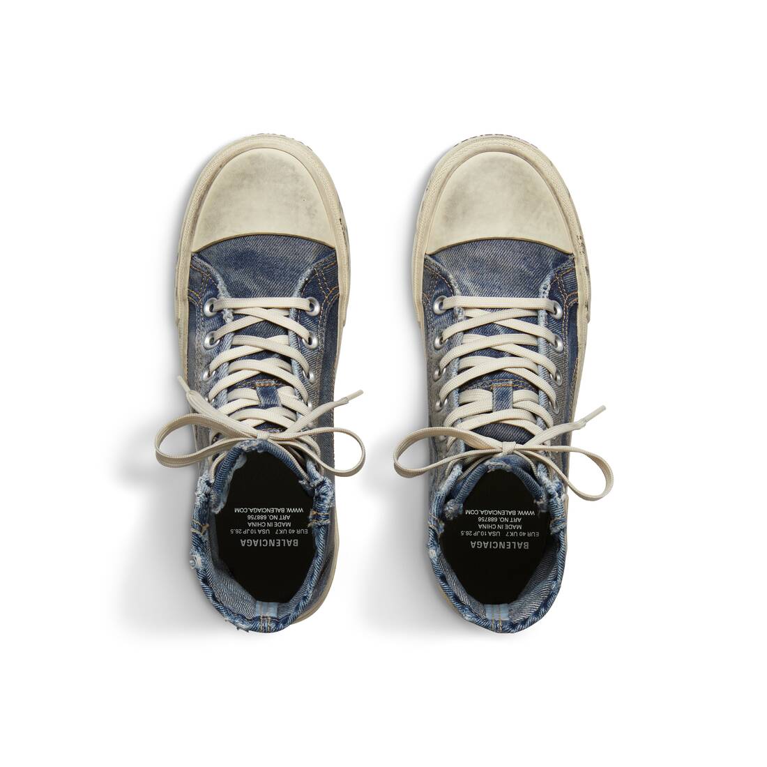 Women’s Paris High Top Sneaker  in Blue - Image 6